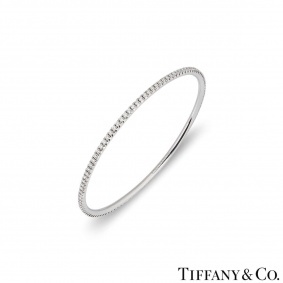Tiffany & Co. White Gold Diamond Bangle Tiffany & Co. White Gold Diamond Bangle
